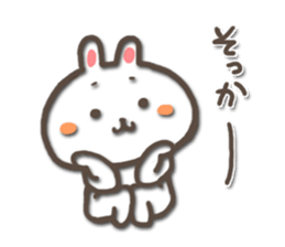white bunny-rabbit sticker #5135688