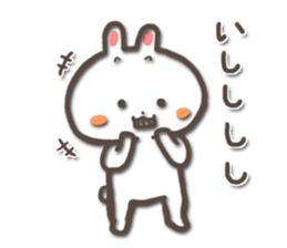 white bunny-rabbit sticker #5135691
