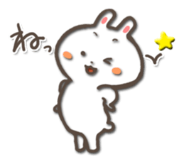 white bunny-rabbit sticker #5135693