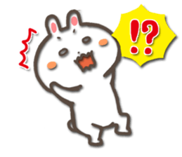 white bunny-rabbit sticker #5135694