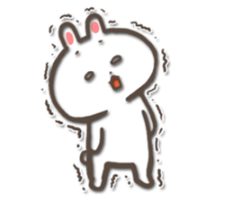 white bunny-rabbit sticker #5135696