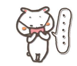 white bunny-rabbit sticker #5135705
