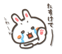 white bunny-rabbit sticker #5135709