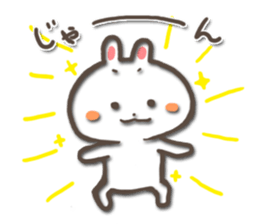 white bunny-rabbit sticker #5135711