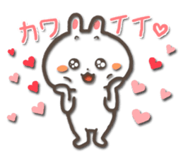 white bunny-rabbit sticker #5135712