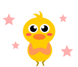 Naughty chick sticker #5135881