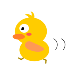 Naughty chick sticker #5135882