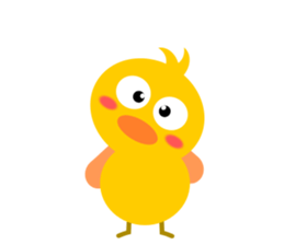 Naughty chick sticker #5135883