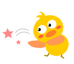 Naughty chick sticker #5135885