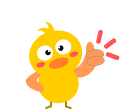 Naughty chick sticker #5135887