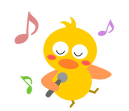 Naughty chick sticker #5135889