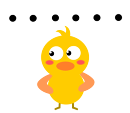 Naughty chick sticker #5135899
