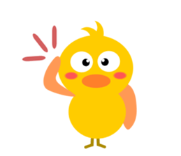 Naughty chick sticker #5135901