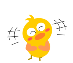 Naughty chick sticker #5135905