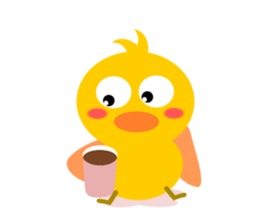 Naughty chick sticker #5135907