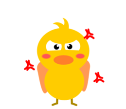 Naughty chick sticker #5135911