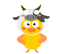 Naughty chick sticker #5135913