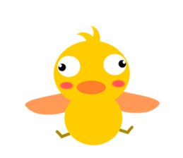 Naughty chick sticker #5135914