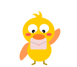 Naughty chick sticker #5135915