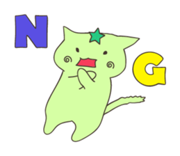 Let's play with the cat sticker #5136204