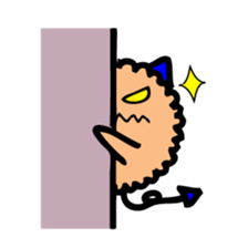 Mumu the Furball Cat sticker #5137038