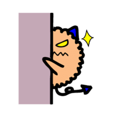 Mumu the Furball Cat sticker #5137038