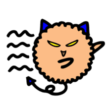 Mumu the Furball Cat sticker #5137039