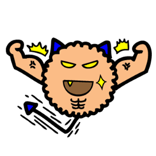 Mumu the Furball Cat sticker #5137040