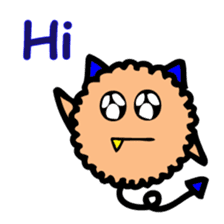 Mumu the Furball Cat sticker #5137041