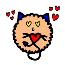 Mumu the Furball Cat sticker #5137042
