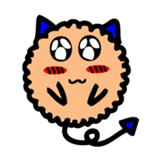 Mumu the Furball Cat sticker #5137043