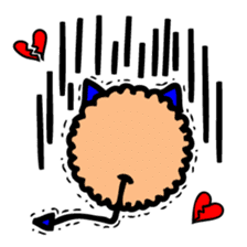 Mumu the Furball Cat sticker #5137045