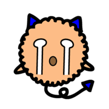 Mumu the Furball Cat sticker #5137047