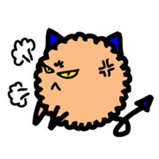 Mumu the Furball Cat sticker #5137050