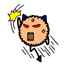 Mumu the Furball Cat sticker #5137052
