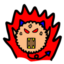 Mumu the Furball Cat sticker #5137053