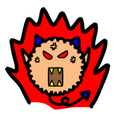 Mumu the Furball Cat sticker #5137053