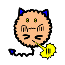 Mumu the Furball Cat sticker #5137054