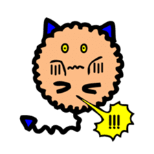 Mumu the Furball Cat sticker #5137054