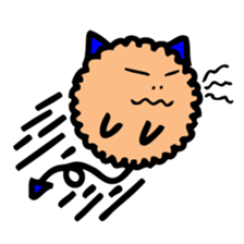 Mumu the Furball Cat sticker #5137055