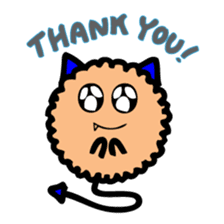 Mumu the Furball Cat sticker #5137059