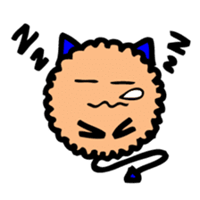 Mumu the Furball Cat sticker #5137060