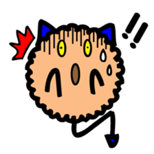 Mumu the Furball Cat sticker #5137061