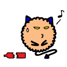 Mumu the Furball Cat sticker #5137064