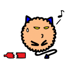 Mumu the Furball Cat sticker #5137064