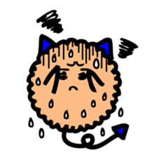 Mumu the Furball Cat sticker #5137065