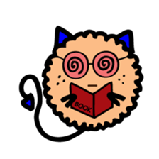 Mumu the Furball Cat sticker #5137066