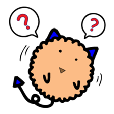 Mumu the Furball Cat sticker #5137067