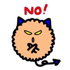 Mumu the Furball Cat sticker #5137068