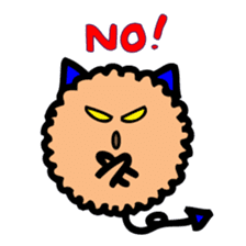 Mumu the Furball Cat sticker #5137068